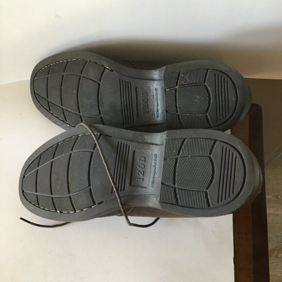 Izod Men's Chukka Lace-Up Brown Leather Boot Size 9.5 D - Picture 9 of 11